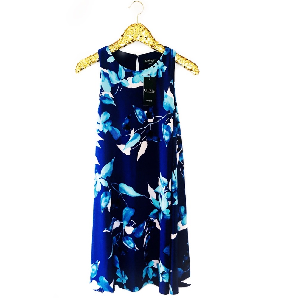 Ralph Lauren Blue floral dress
